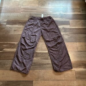 NWT - pac sun parachute pants - size large - purple